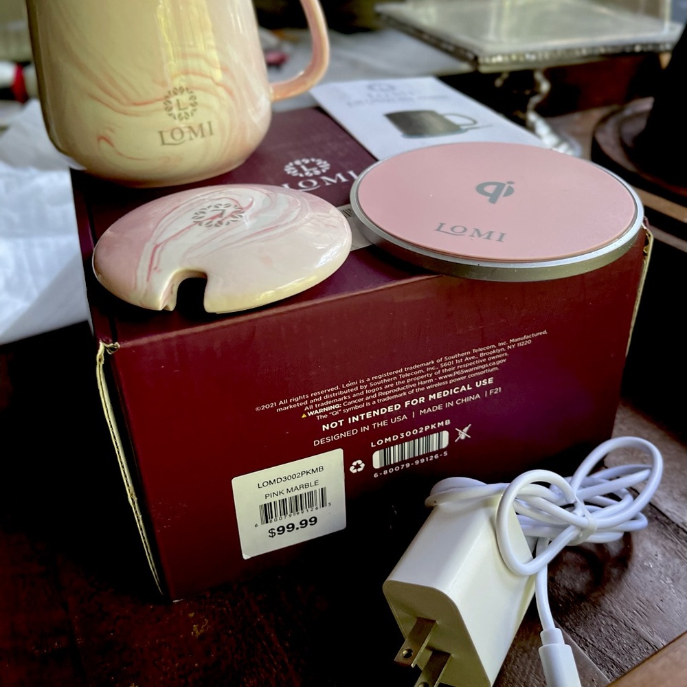 Lomi smart mug warmer/ charger